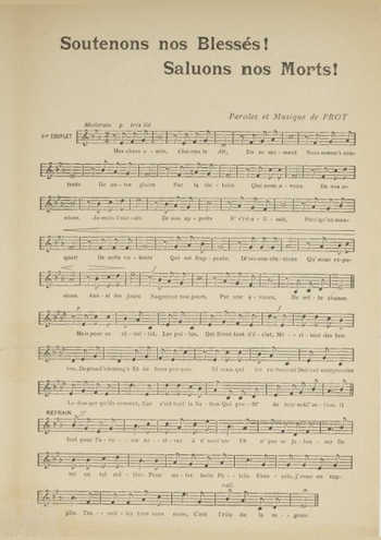 Soutenons nos blessés, saluons nos morts